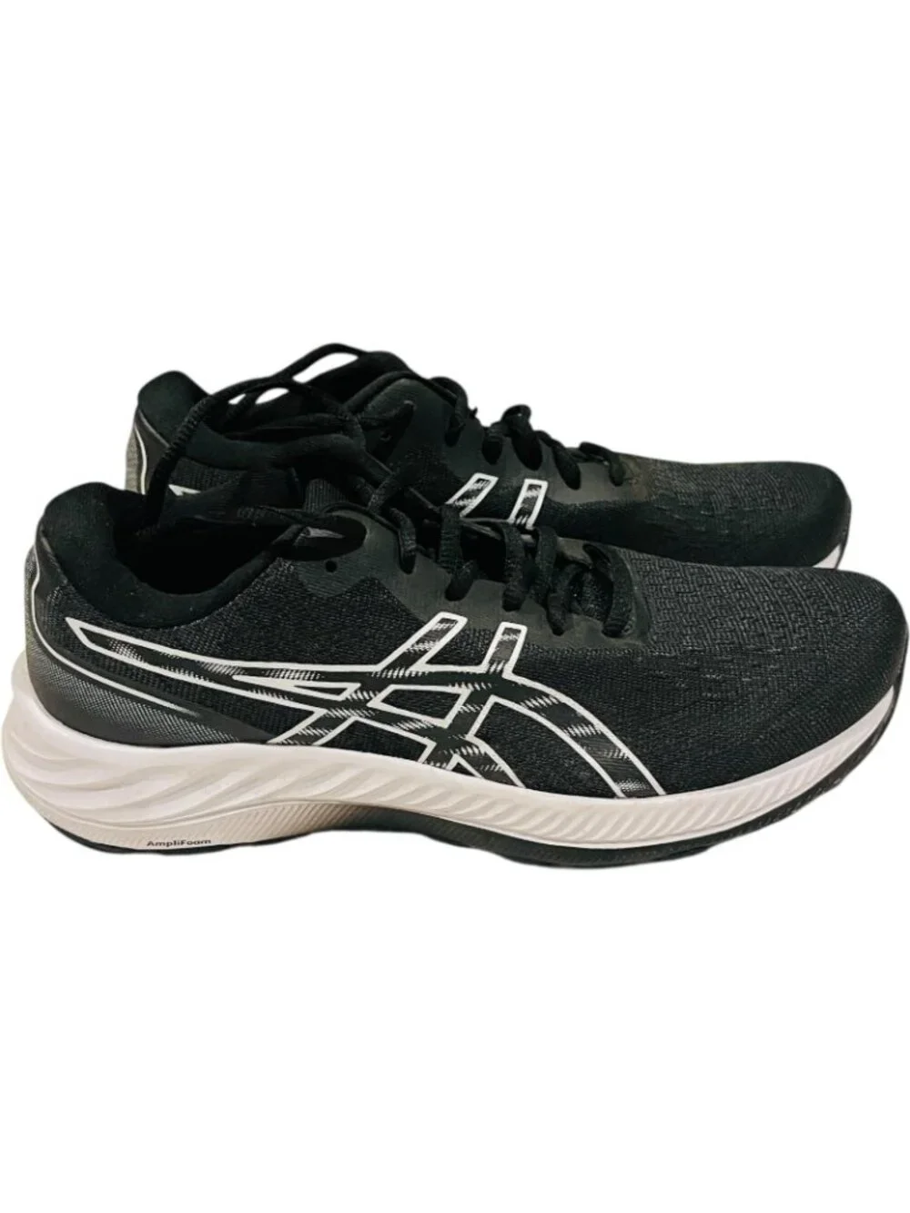 Asics Gel-Excite 9 Shoes - Black & White - Men's Size 7.5 - Picture 7 of 9